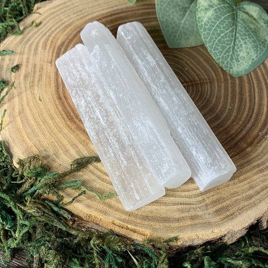 Selenite Wand - short & thicker