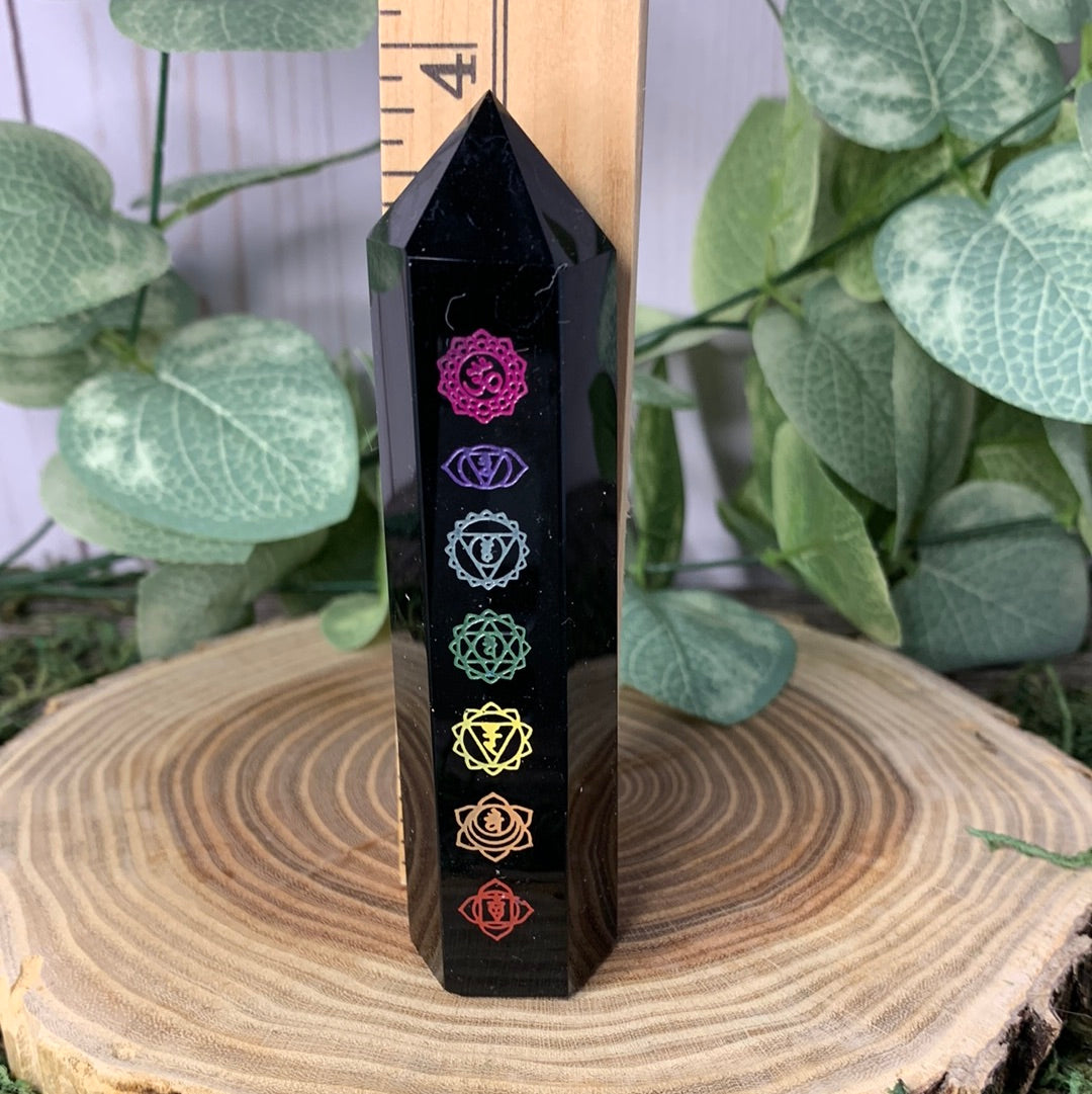 Obsidian Chakra Towers