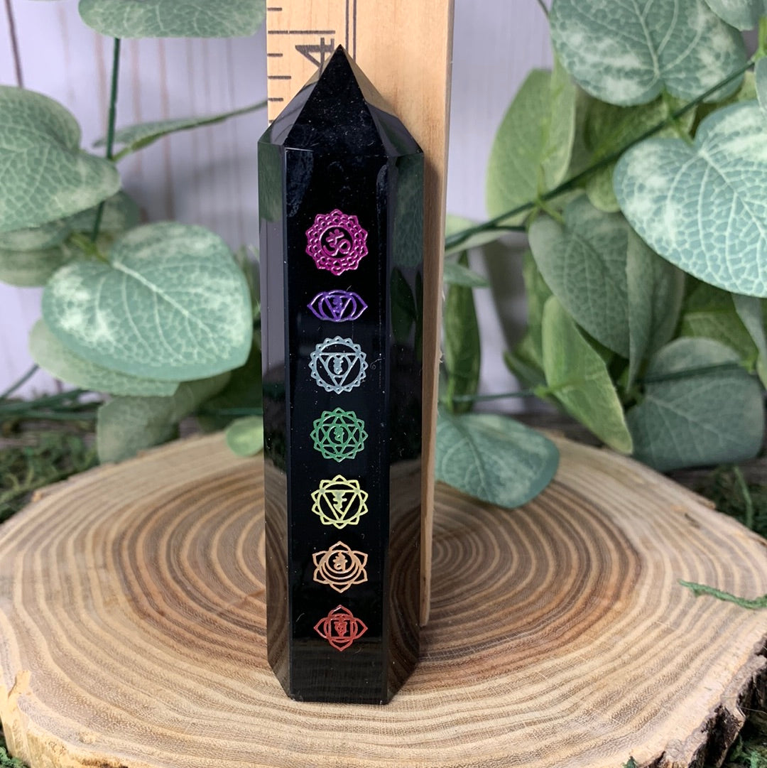 Obsidian Chakra Towers