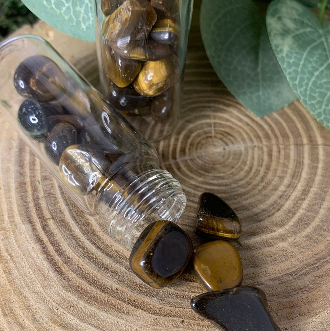 Tigers Eye (large) Crystal Chip Bottle