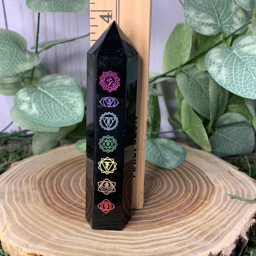 Obsidian Chakra Towers