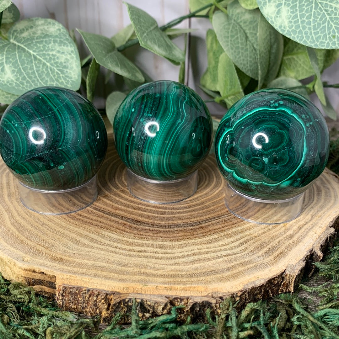 Malachite Spheres