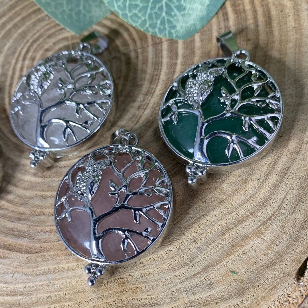 Owl in Tree Pendant