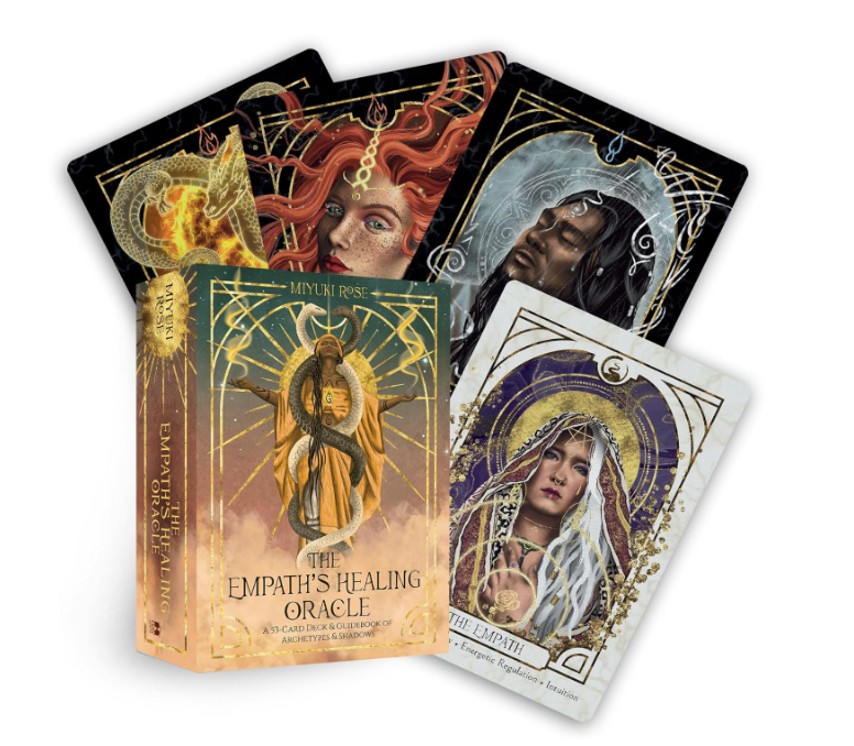 The Empath's Healing Oracle: A 53 Card Deck & Guidebook