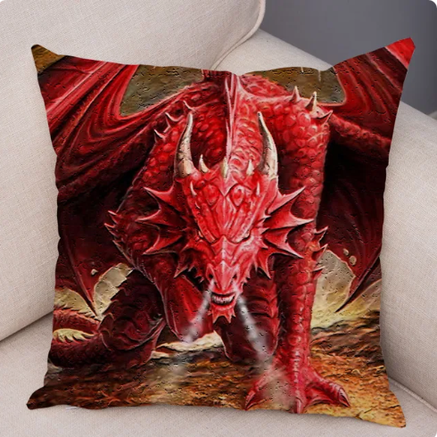 Red Dragon - Pillow Case Cover