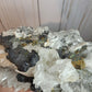 Chrysanthemum Quartz with Pyrite and other inclusions - Statement Cluster