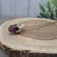 Fluorite Rose Hair Pins