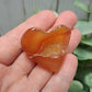 Carnelian Druzy Hearts