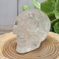 Clear Quartz Skull Carving