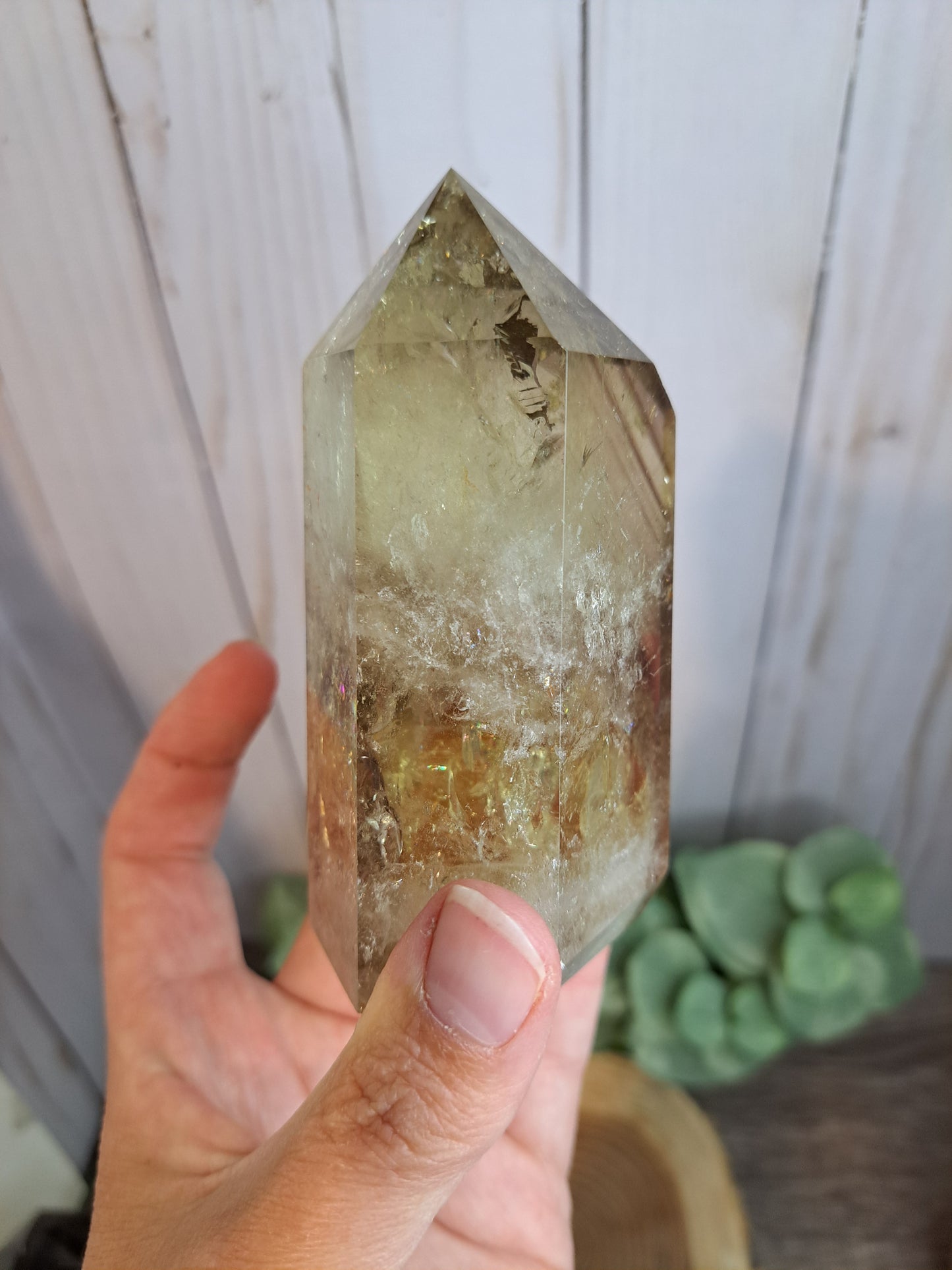 Smokey Citrine Tower