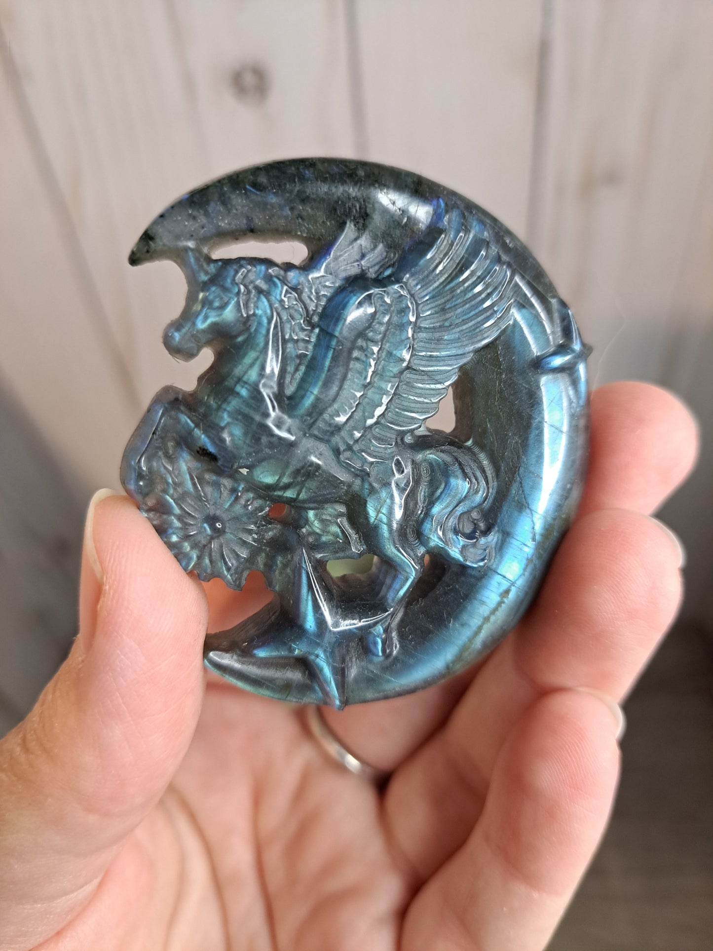 Pegasus Labradorite Carvings