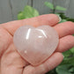 Rose Quartz Heart Carvings