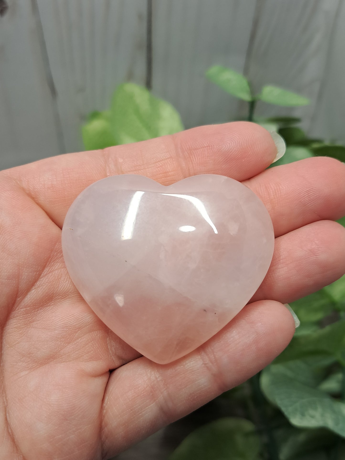Rose Quartz Heart Carvings