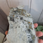 Chrysanthemum Quartz with Pyrite and other inclusions - Statement Cluster