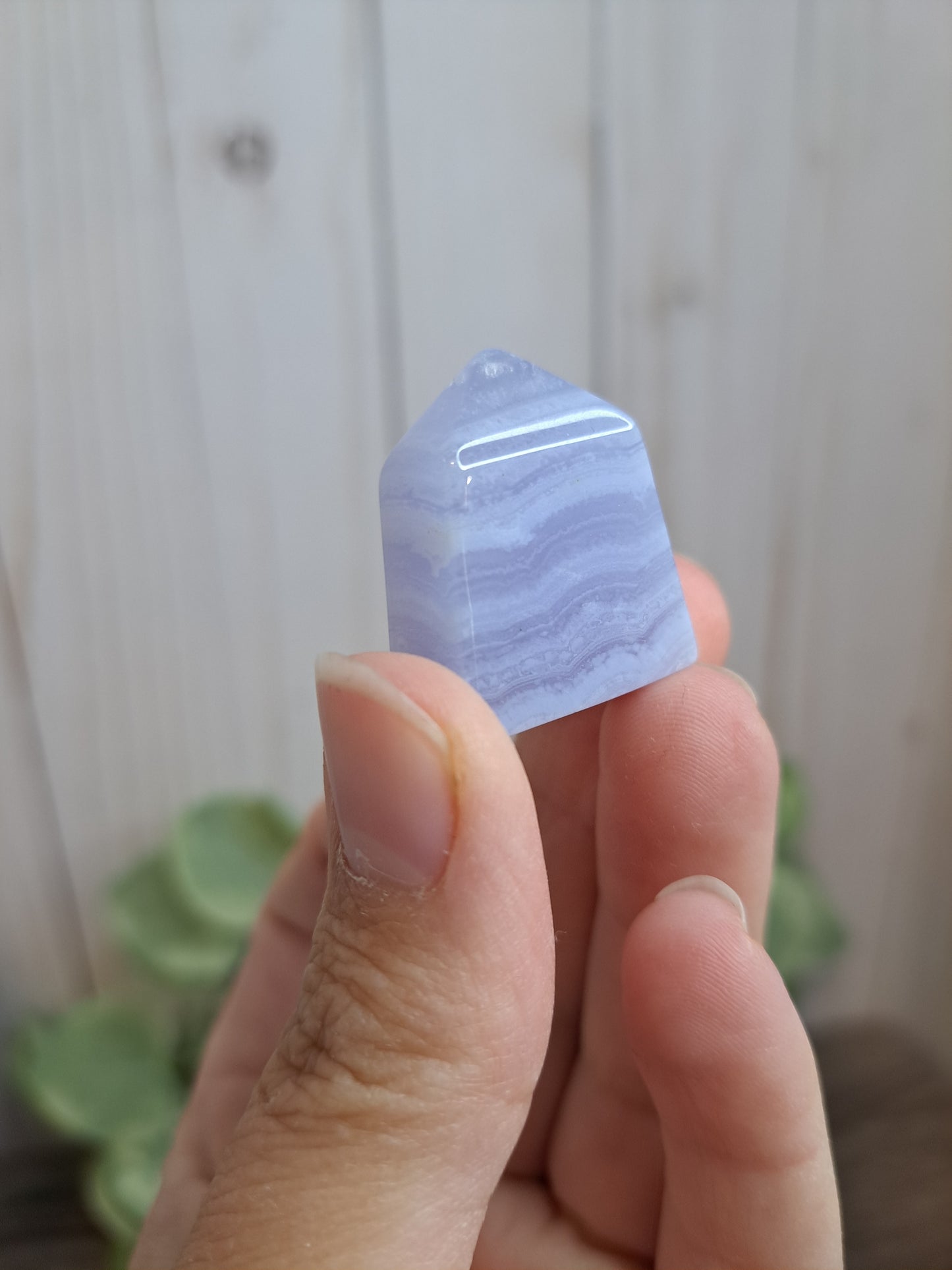 Blue Lace Agate Towers  - Small