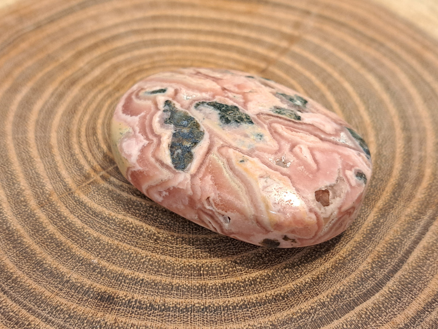 Rhodochrosite Palm Stones