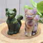 Cat Carvings