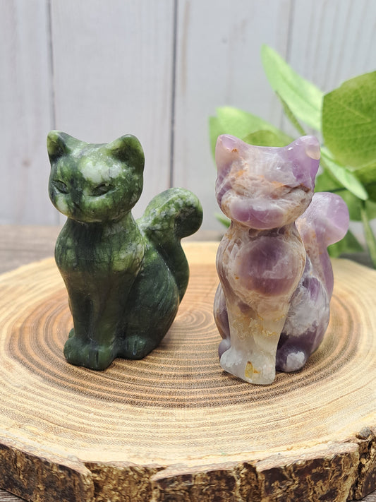 Cat Carvings