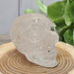 Clear Quartz Skull Carving