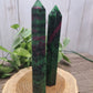 Ruby Zoisite Towers - Large