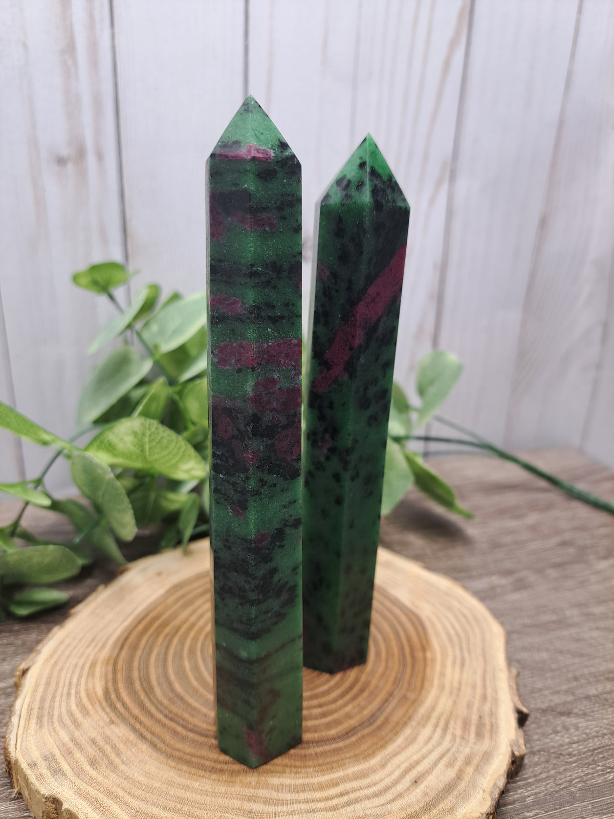 Ruby Zoisite Towers - Large