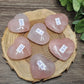 Rose Quartz Heart Carvings