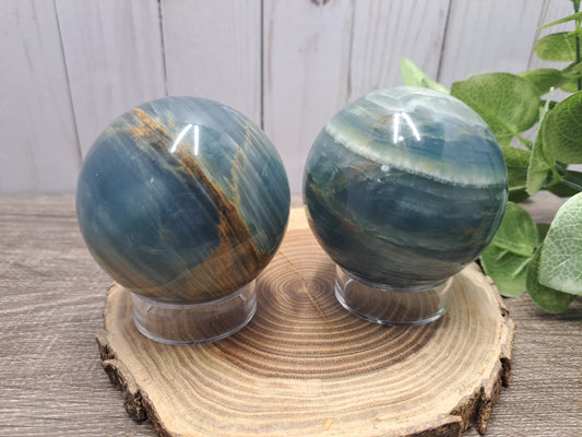 Blue Onyx Spheres