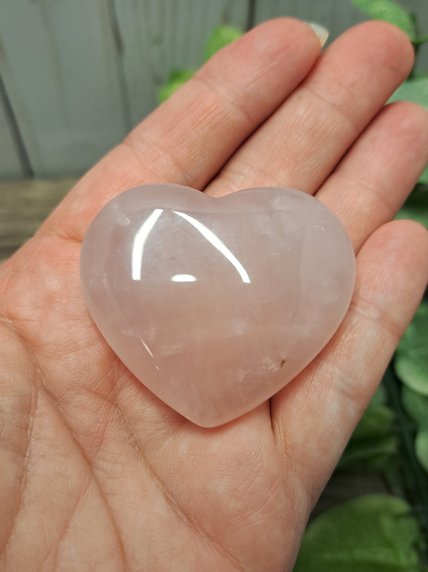 Rose Quartz Heart Carvings