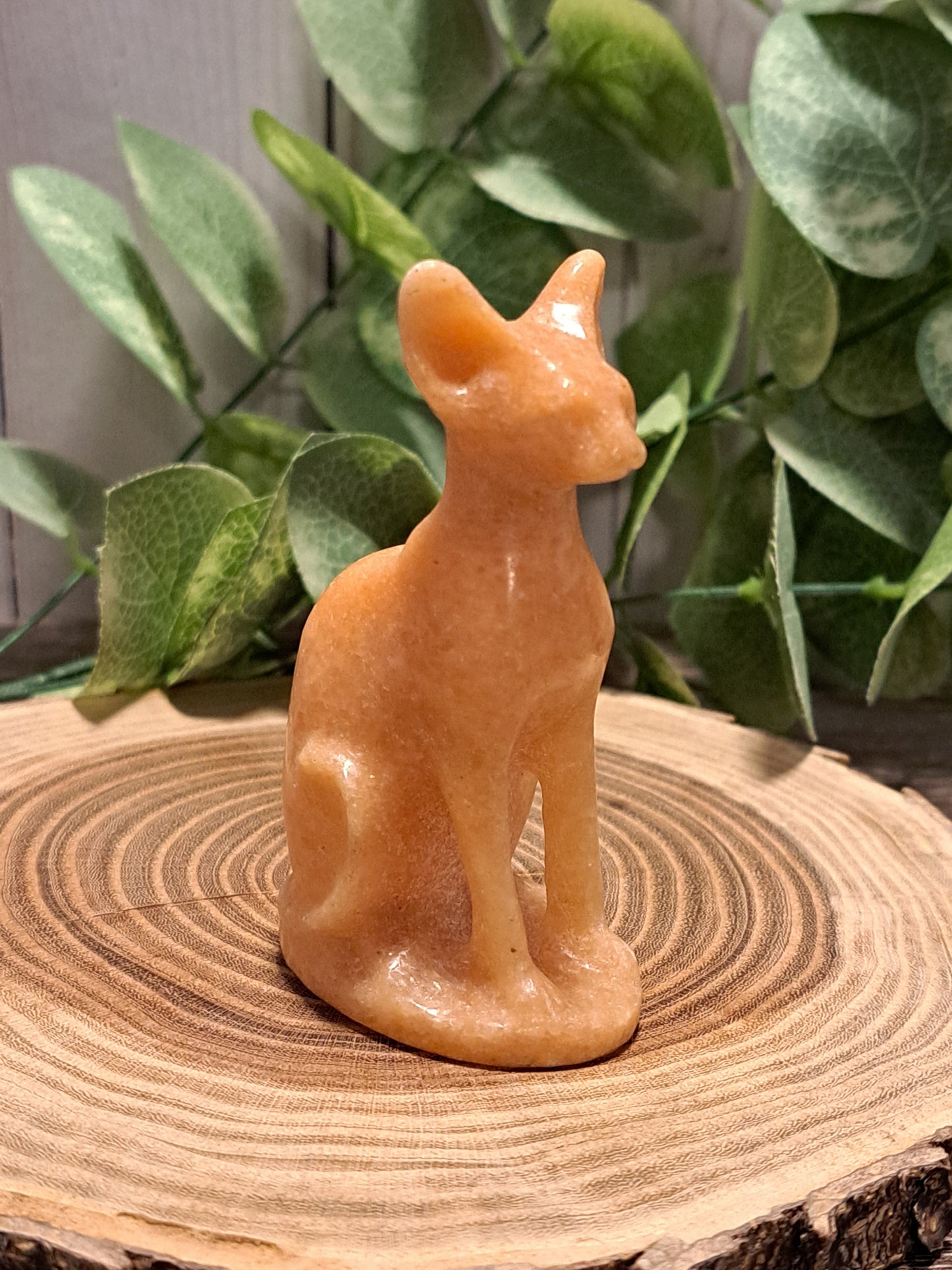 Bast (Bastet) Sphinx Cat Carvings