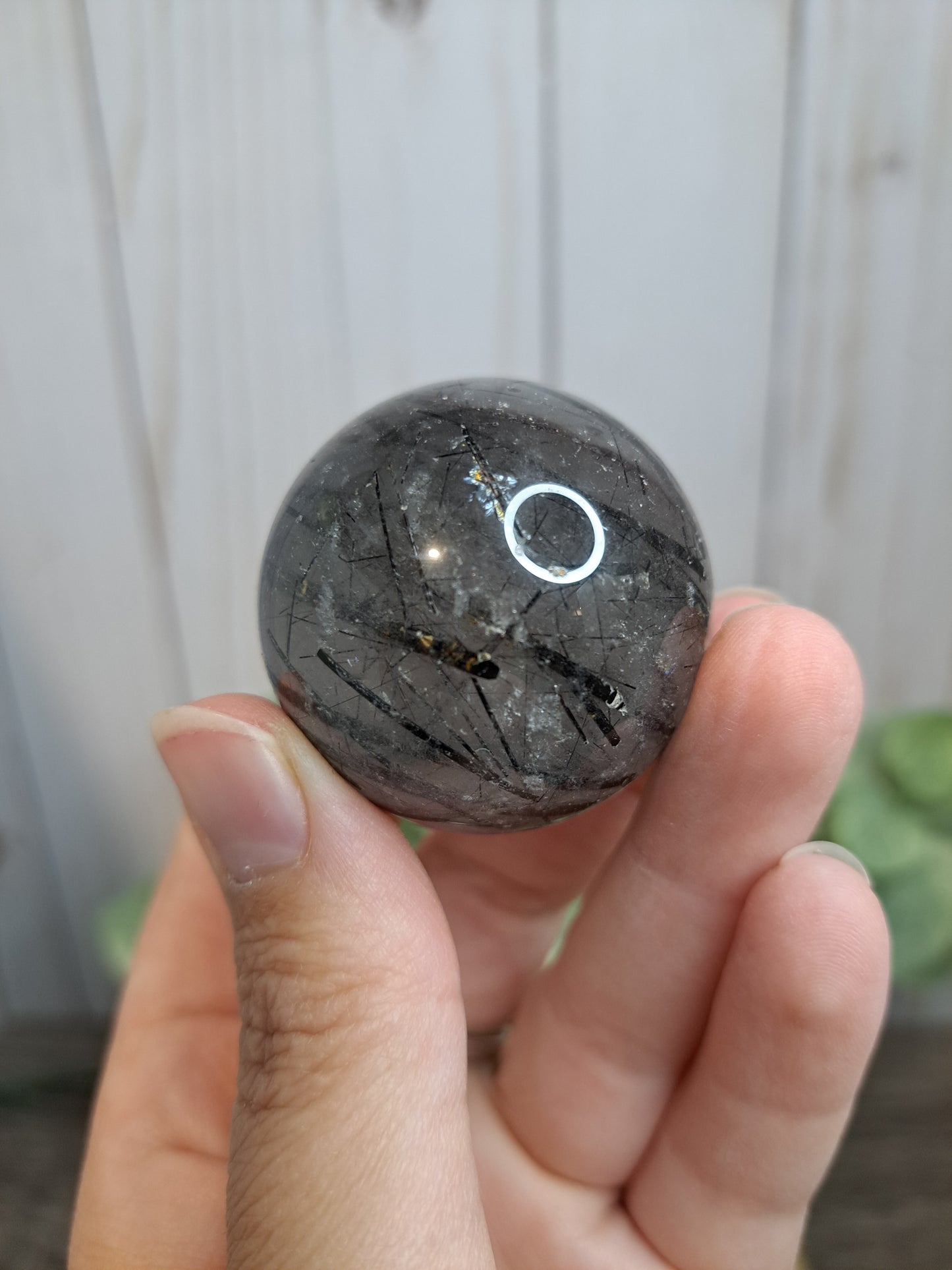 Tourmalated Quartz Spheres