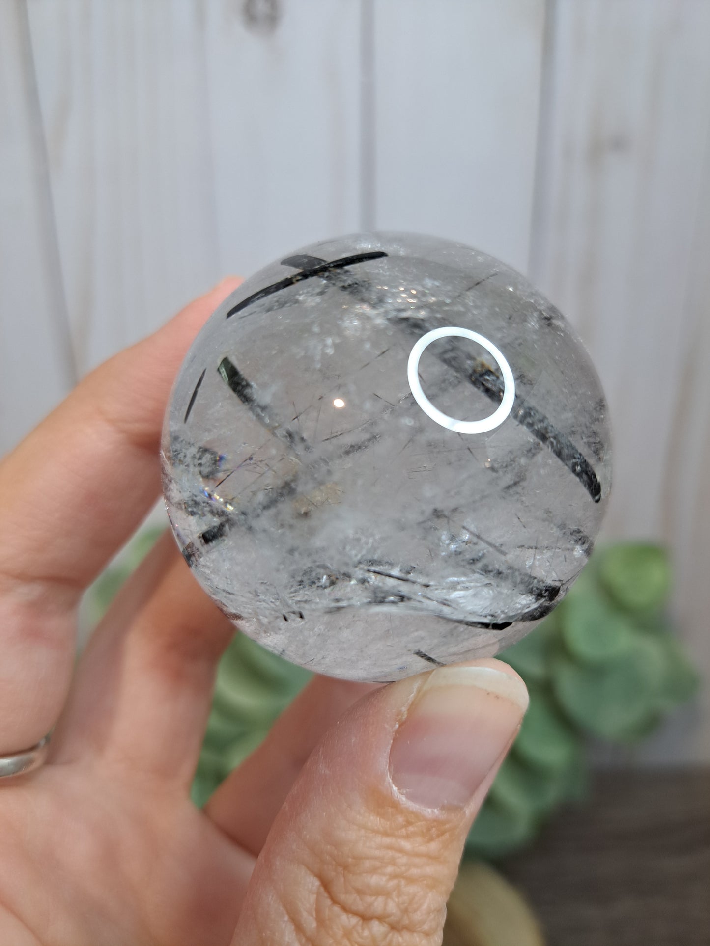 Tourmalated Quartz Spheres