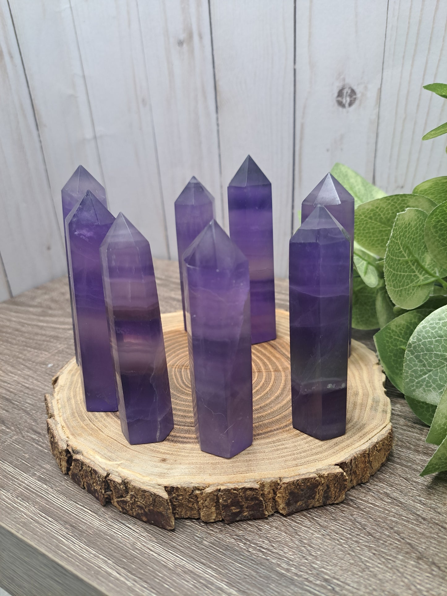 Purple Fluorite Towers