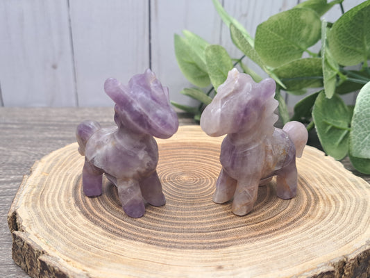 Horse Carving - Dream Amethyst