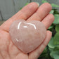 Rose Quartz Heart Carvings