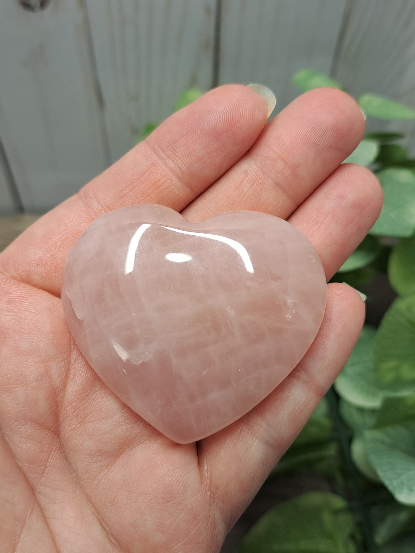 Rose Quartz Heart Carvings