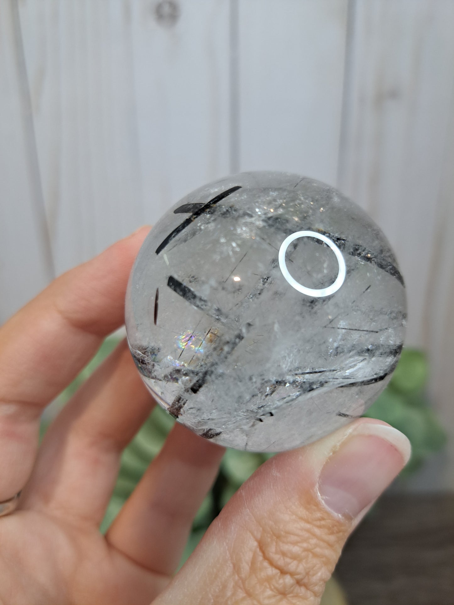 Tourmalated Quartz Spheres