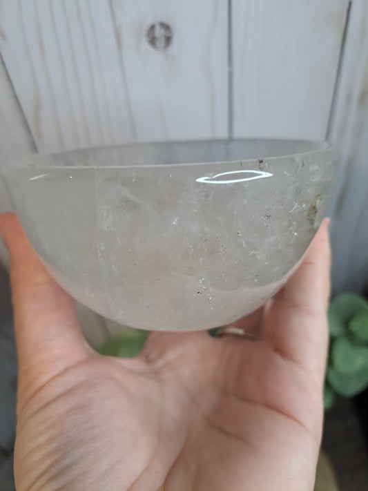 Bowl - Clear Quartz