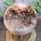 Pink Amethyst Sphere - Statement Piece