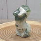 Goddess Body - Small Pyrite and Moss Agate