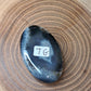 Black Agate Palm Stones