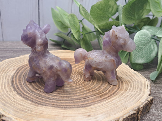Horse Carving - Dream Amethyst