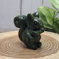 Jade Squirrel Carving