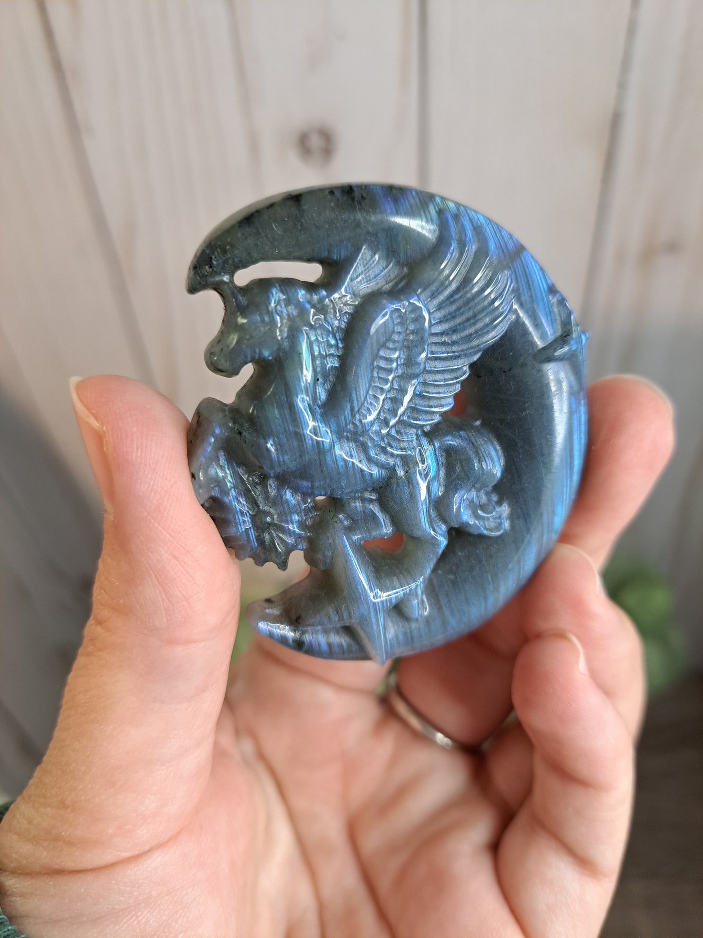 Pegasus Labradorite Carvings