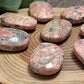 Rhodochrosite Palm Stones