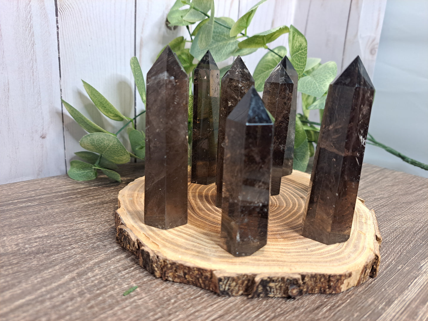 Smokey Quartz Towers