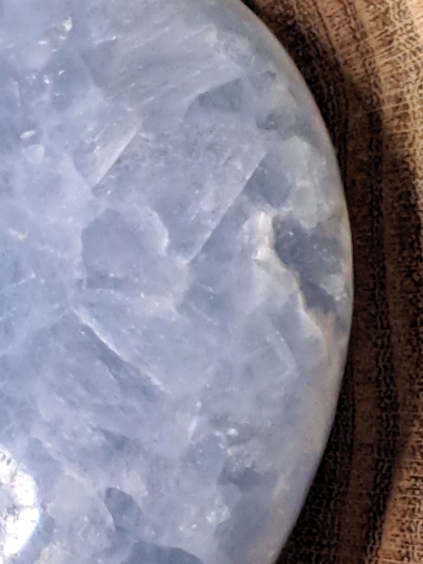 Misfit - Blue Calcite Large - Chipped