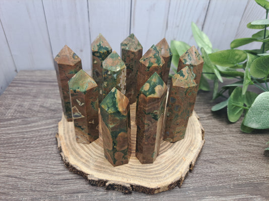 Rain Forest Agate Tower