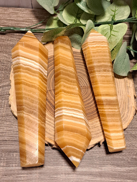 Orange Calcite Wands
