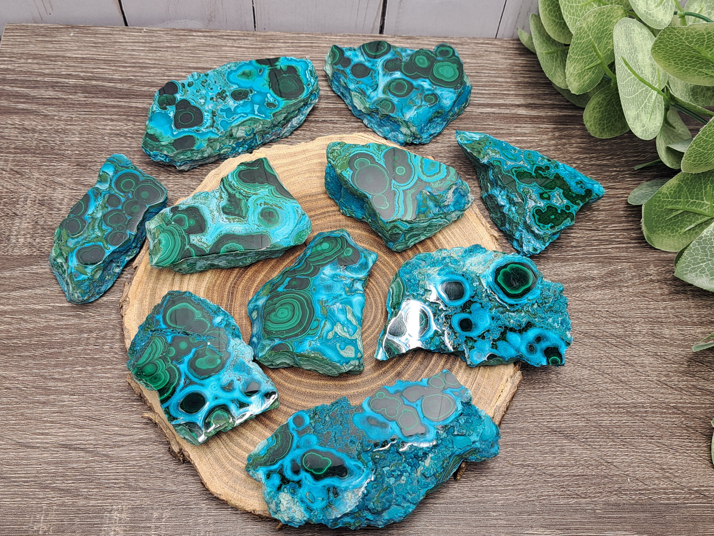 Malachite & Chrysocolla Slab