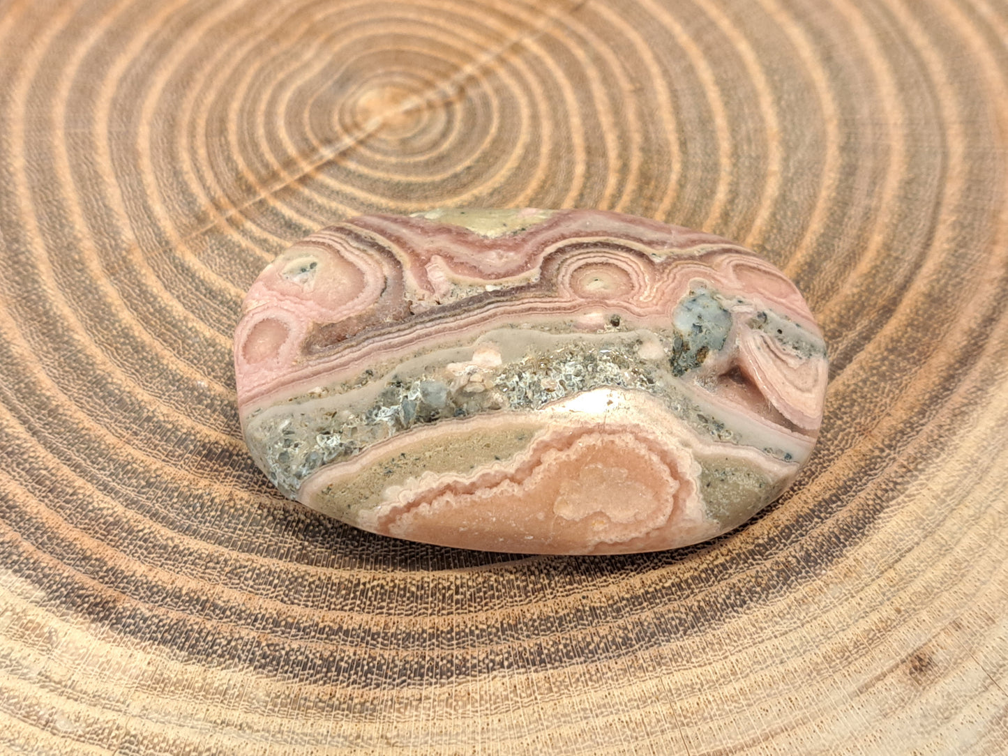 Rhodochrosite Palm Stones